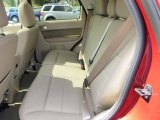 2011 Ford Escape Limited V6 4WD Rear Seat