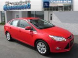 2012 Race Red Ford Focus SEL Sedan #86450464