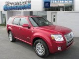 2008 Vivid Red Metallic Mercury Mariner V6 Premier 4WD #86450460