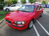 Red Volvo S60 in 2002