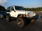 2004 Stone White Jeep Wrangler Rubicon 4x4 #86530756