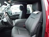 2014 Ford F350 Super Duty Platinum Crew Cab 4x4 Platinum Black Leather Interior