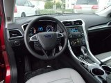 2014 Ford Fusion S Earth Gray Interior