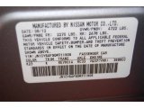 2013 G Color Code for Liquid Platinum - Color Code: K23