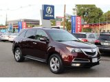 2011 Dark Cherry Pearl Acura MDX Technology #86558871