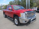 2013 Chevrolet Silverado 2500HD LTZ Extended Cab 4x4 Front 3/4 View