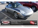 2004 Seal Grey Metallic Porsche 911 Carrera Cabriolet #86558726