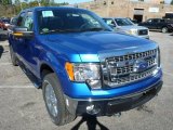 2013 Blue Flame Metallic Ford F150 XLT SuperCrew 4x4 #86559016