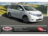 2014 Blizzard White Pearl Toyota Sienna Limited AWD #86558700