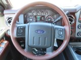 2014 Ford F350 Super Duty King Ranch Crew Cab 4x4 Dually Steering Wheel