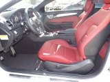2014 Mercedes-Benz C 250 Coupe Red/Black Interior