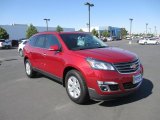 2014 Crystal Red Tintcoat Chevrolet Traverse LT AWD #86615713