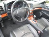 2007 Infiniti G 35 x Sedan Graphite Black Interior