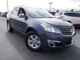 2014 Atlantis Blue Metallic Chevrolet Traverse LT AWD #86615746