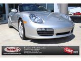 Arctic Silver Metallic Porsche Boxster in 2007