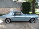 1966 Ford Mustang Silver Blue Metallic
