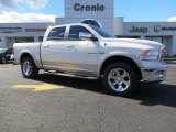 2009 Stone White Dodge Ram 1500 Laramie Crew Cab 4x4 #86676229