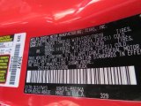 2011 Tundra Color Code for Radiant Red - Color Code: 3L5