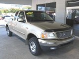 1999 Harvest Gold Metallic Ford F150 Lariat Extended Cab 4x4 #86676573