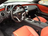 2012 Chevrolet Camaro SS/RS Convertible Inferno Orange/Black Interior