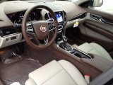 2013 Cadillac ATS 2.0L Turbo Luxury Light Platinum/Brownstone Accents Interior