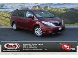 2014 Salsa Red Pearl Toyota Sienna LE AWD #86675932