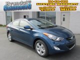 2013 Windy Sea Blue Hyundai Elantra GLS #86675907