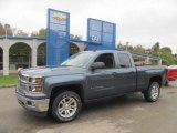 2014 Blue Granite Metallic Chevrolet Silverado 1500 LT Double Cab 4x4 #86724870