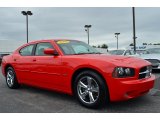 2008 Inferno Red Crystal Pearl Dodge Charger R/T #86725059