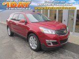 2014 Crystal Red Tintcoat Chevrolet Traverse LT AWD #86812010