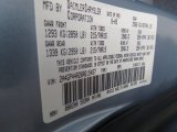 2006 Town & Country Color Code for Butane Blue Pearl - Color Code: PBE