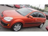 2007 Sunset Orange Kia Rio Rio5 SX Hatchback #86812263