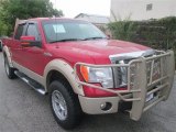 2010 Red Candy Metallic Ford F150 Lariat SuperCrew 4x4 #86812053