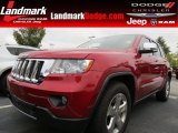 2011 Inferno Red Crystal Pearl Jeep Grand Cherokee Overland 4x4 #86812121