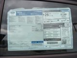 2014 Ford Focus ST Hatchback Window Sticker