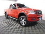2005 Bright Red Ford F150 FX4 SuperCab 4x4 #86812244