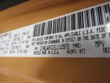 2014 Wrangler Unlimited Color Code for Dune - Color Code: PTT
