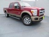 2013 Ruby Red Metallic Ford F250 Super Duty King Ranch Crew Cab 4x4 #86812179