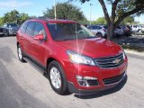 2014 Crystal Red Tintcoat Chevrolet Traverse LT #86849280