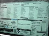2014 GMC Sierra 1500 SLT Crew Cab 4x4 Window Sticker