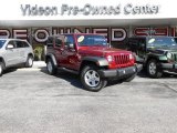 2011 Deep Cherry Red Jeep Wrangler Unlimited Sport 4x4 #86849250