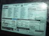 2014 GMC Yukon XL Denali AWD Window Sticker
