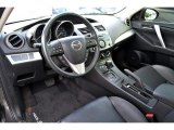 2012 Mazda MAZDA3 i Grand Touring 5 Door Black Interior