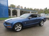 2008 Vista Blue Metallic Ford Mustang V6 Deluxe Convertible #86892167