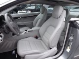2010 Mercedes-Benz E 350 Coupe Ash Gray Interior