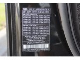 2009 Land Rover Range Rover Sport HSE Info Tag