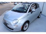 2012 Fiat 500 c cabrio Lounge Front 3/4 View