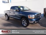 2006 Atlantic Blue Pearl Dodge Ram 1500 Laramie Quad Cab 4x4 #86892410