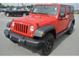 2014 Flame Red Jeep Wrangler Unlimited Sport 4x4 #86892573