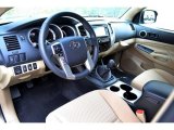 2014 Toyota Tacoma V6 Access Cab 4x4 Sand Beige Interior
